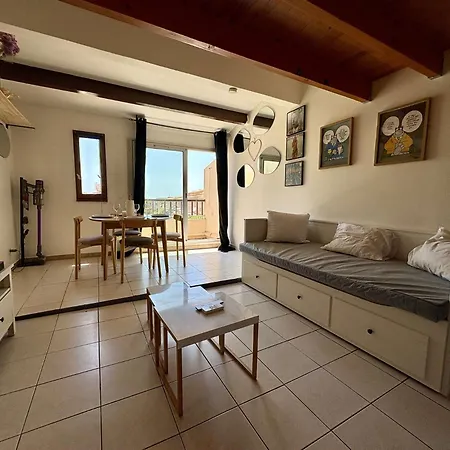 Appt 2 Pieces Renove Vue - Climatise - 4 Personnes Cap D'agde Ct335-031 アパート