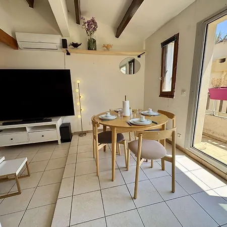 アパート Appt 2 Pieces Renove Vue - Climatise - 4 Personnes Cap D'agde Ct335-031 アグド